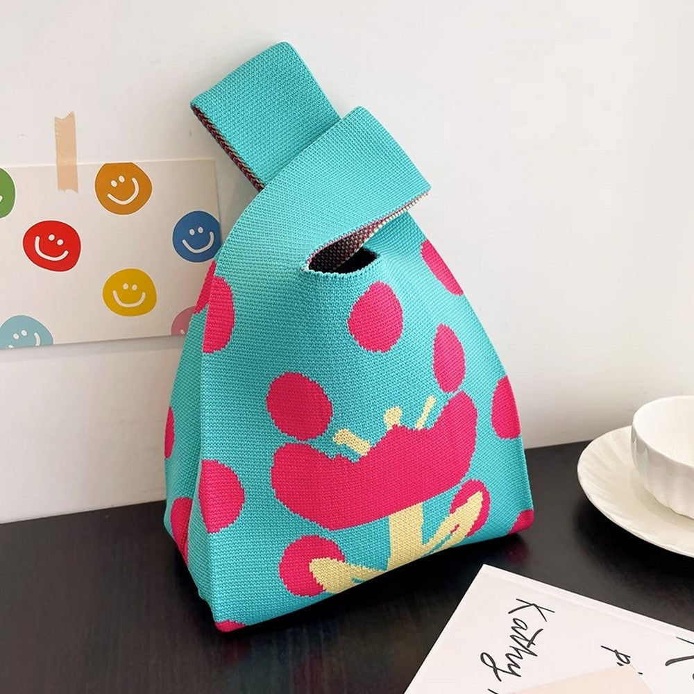 Retro Pattern Knitted Handbag - Notkicks