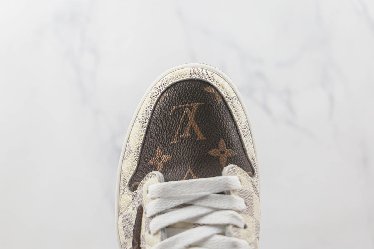 Custom Air Jordan 1 Low Monogram - Fragment x Travis Scott Collaboration SneakerNational
