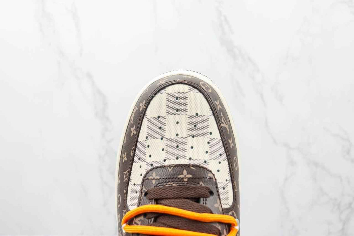 Custom Lv x Air Force 1 Low 07 CV1724-113 SneakerNational