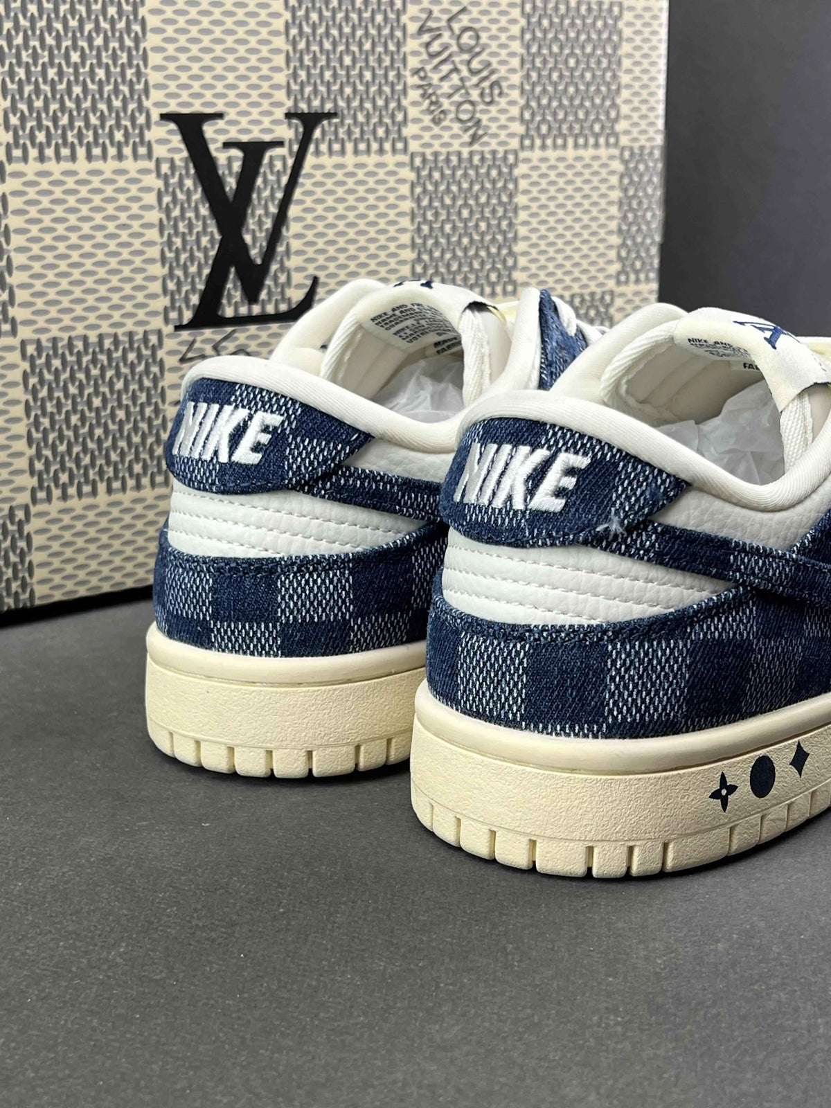 Custom SB Dunk Low x Monogram JH9310-949 SneakerNational