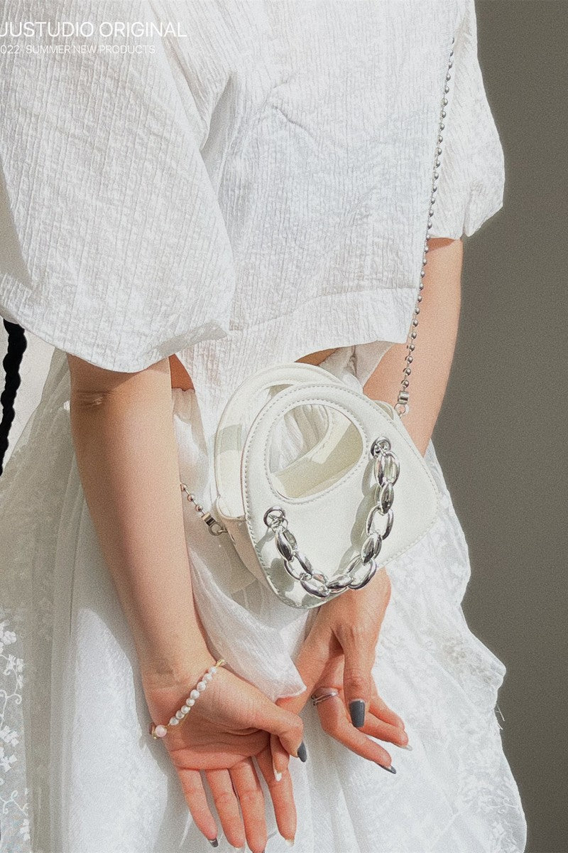 Chain Crossbody Mini Tote Bag - Notkicks