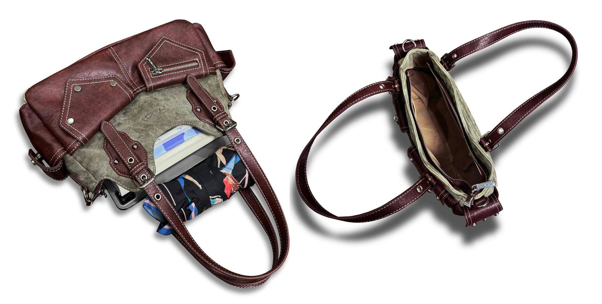 Denim Patchwork Shoulder Bag - Notkicks