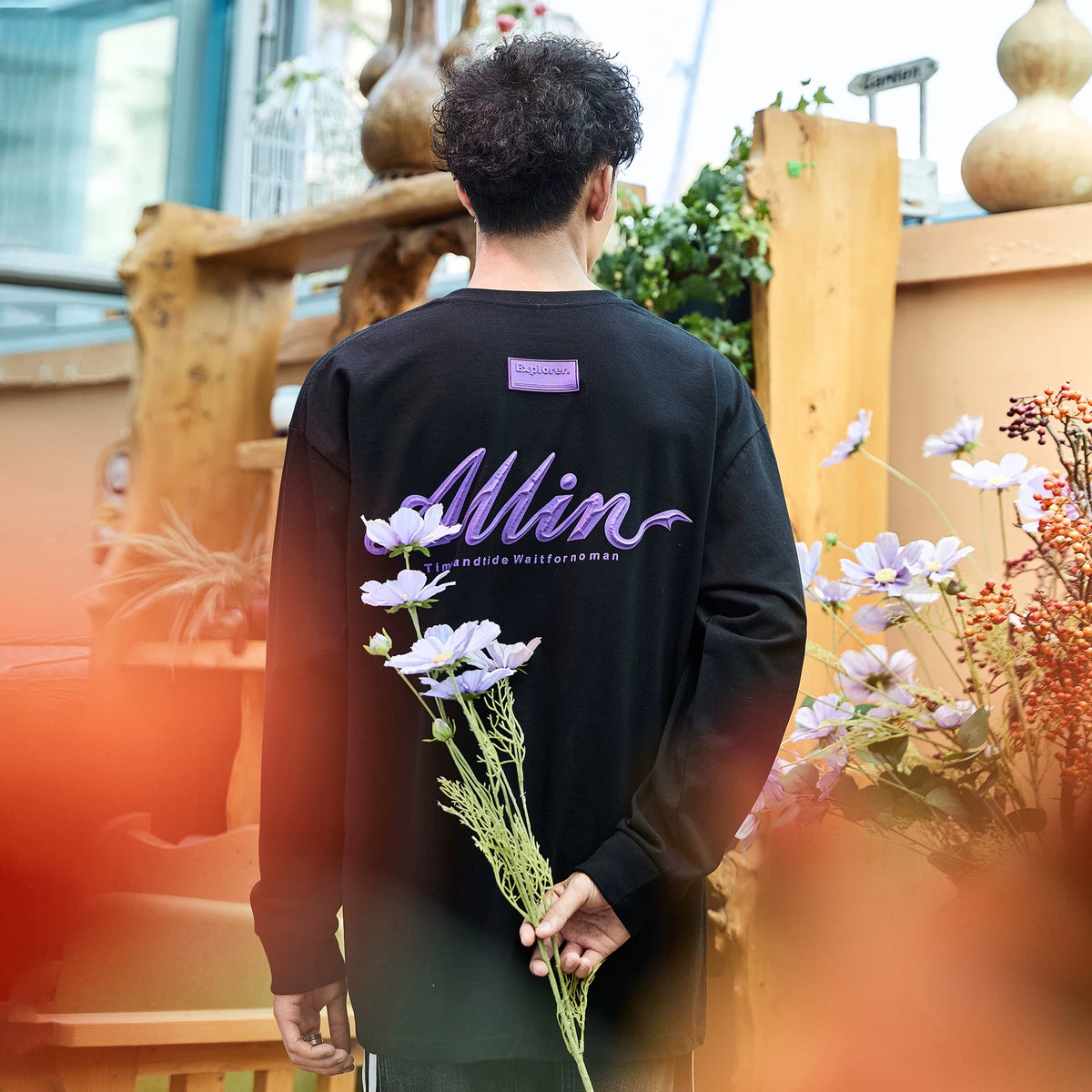 Alpine Script Graphic Long Sleeve Tee - Notkicks