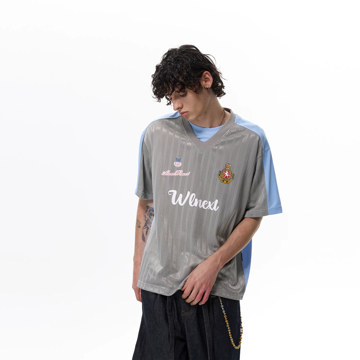 Silver Crest Pitch Jersey Tee - Notkicks