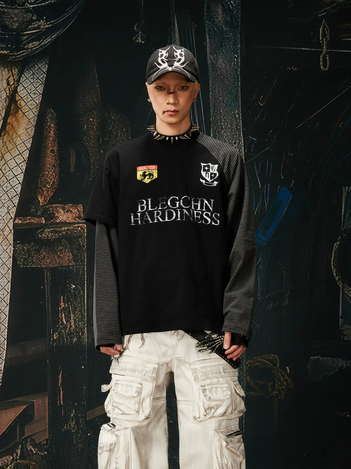 Ironcrest Varsity Striped Sleeve Longsleeve - Notkicks