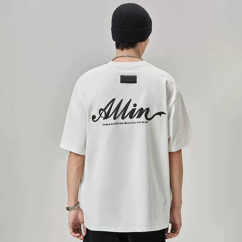 Heritage Script Graphic Oversized Tee - Notkicks