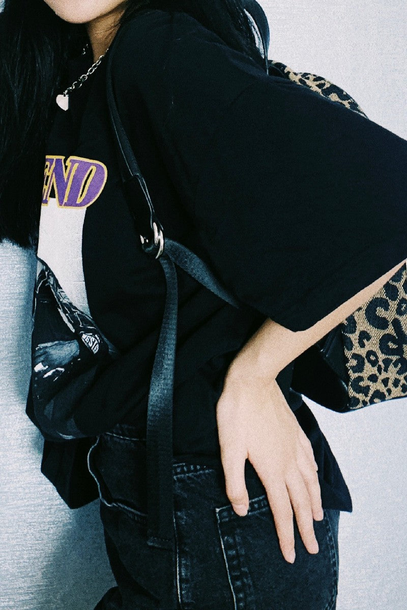 C-Logo Leopard Print Backpack - Notkicks