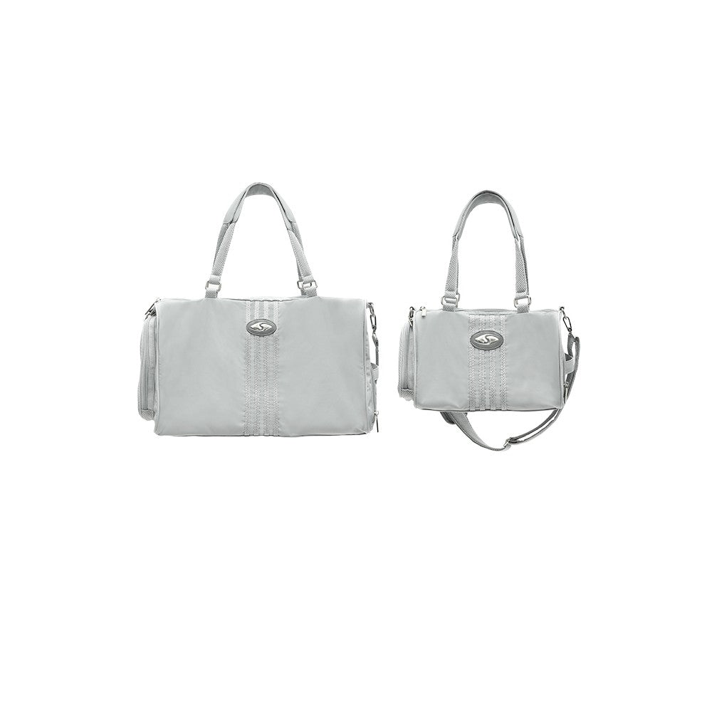 Grey Nylon Sports Bag - Notkicks