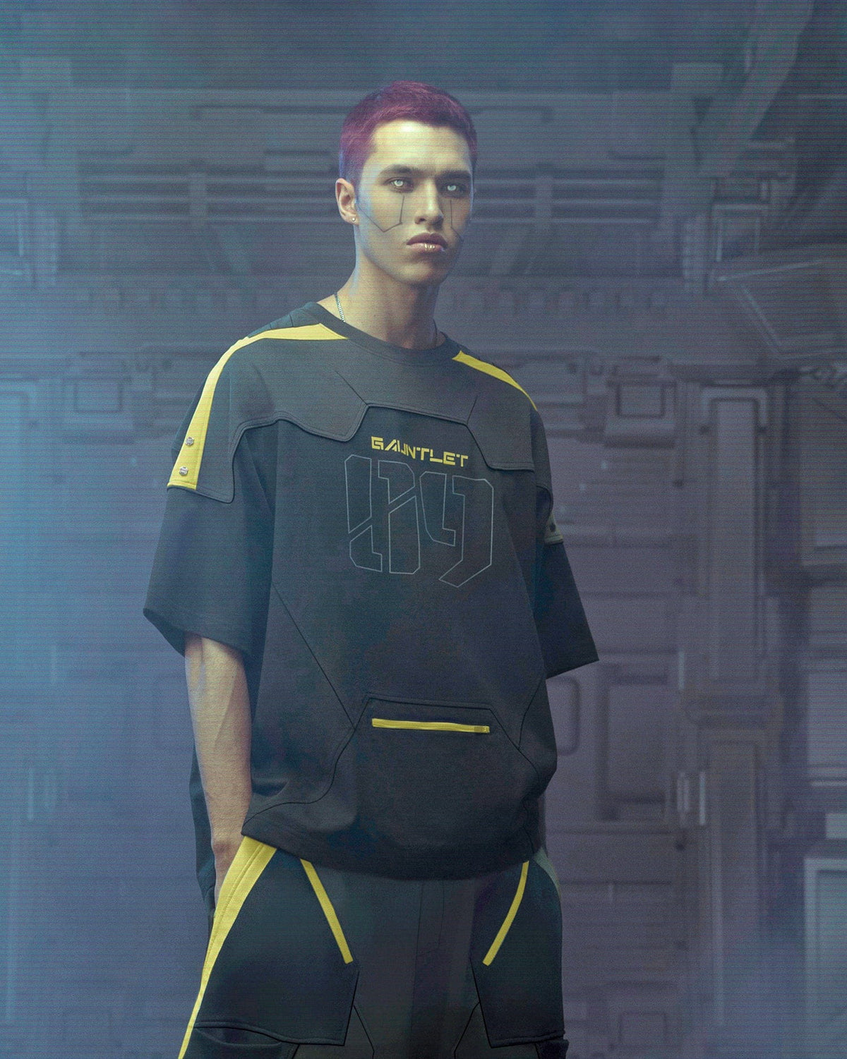 Cyberpunk Gaming Tee Yellow - Notkicks