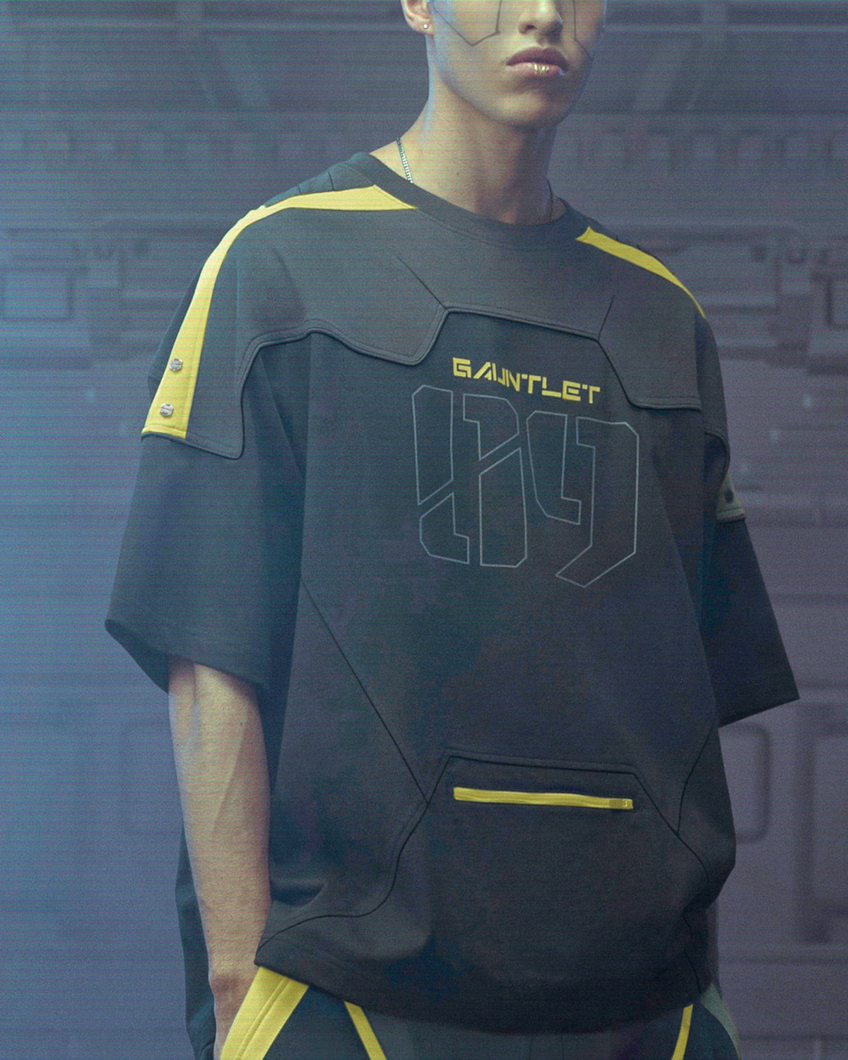 Cyberpunk Gaming Tee Yellow - Notkicks