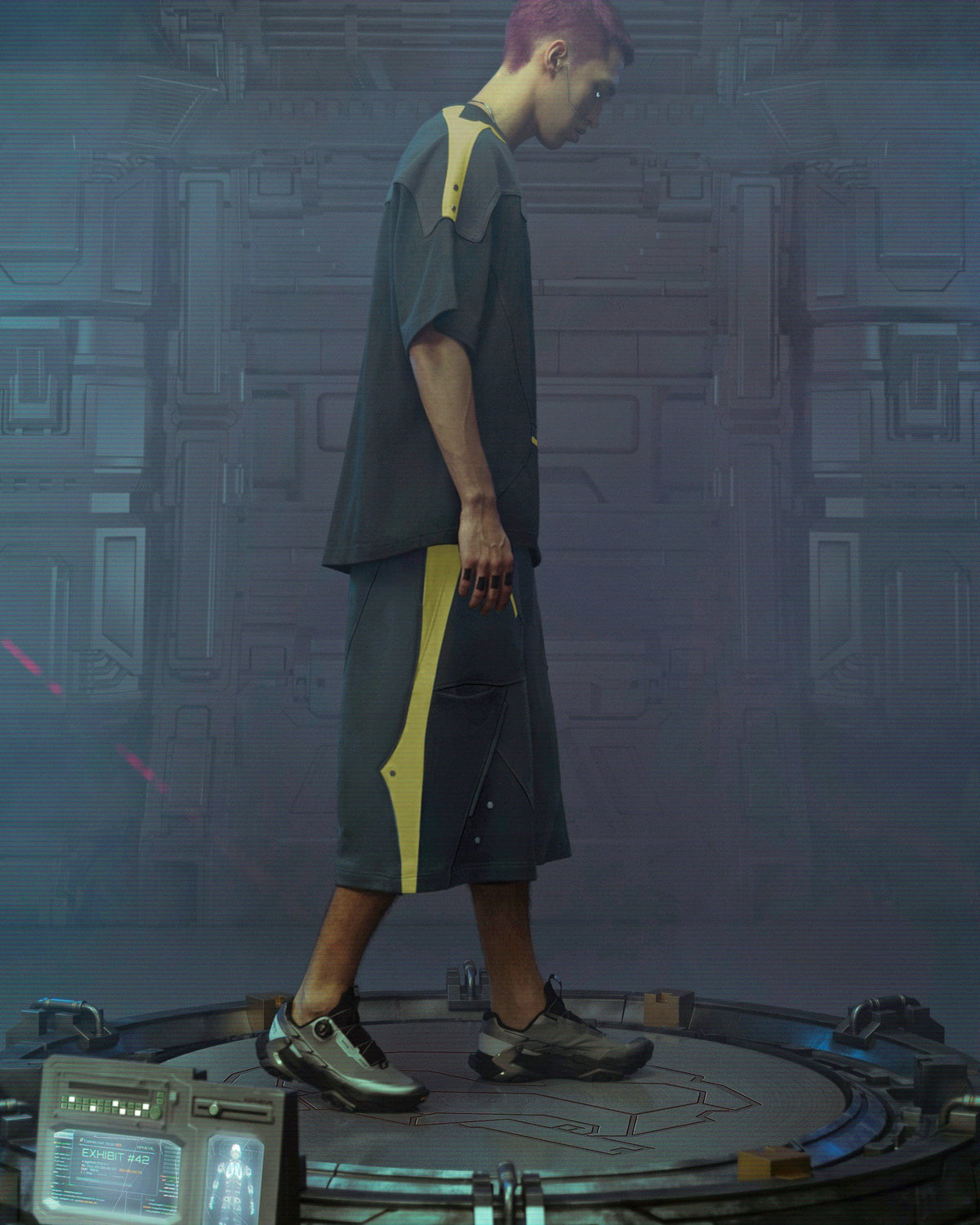 Cyberpunk Gaming Tee Yellow - Notkicks