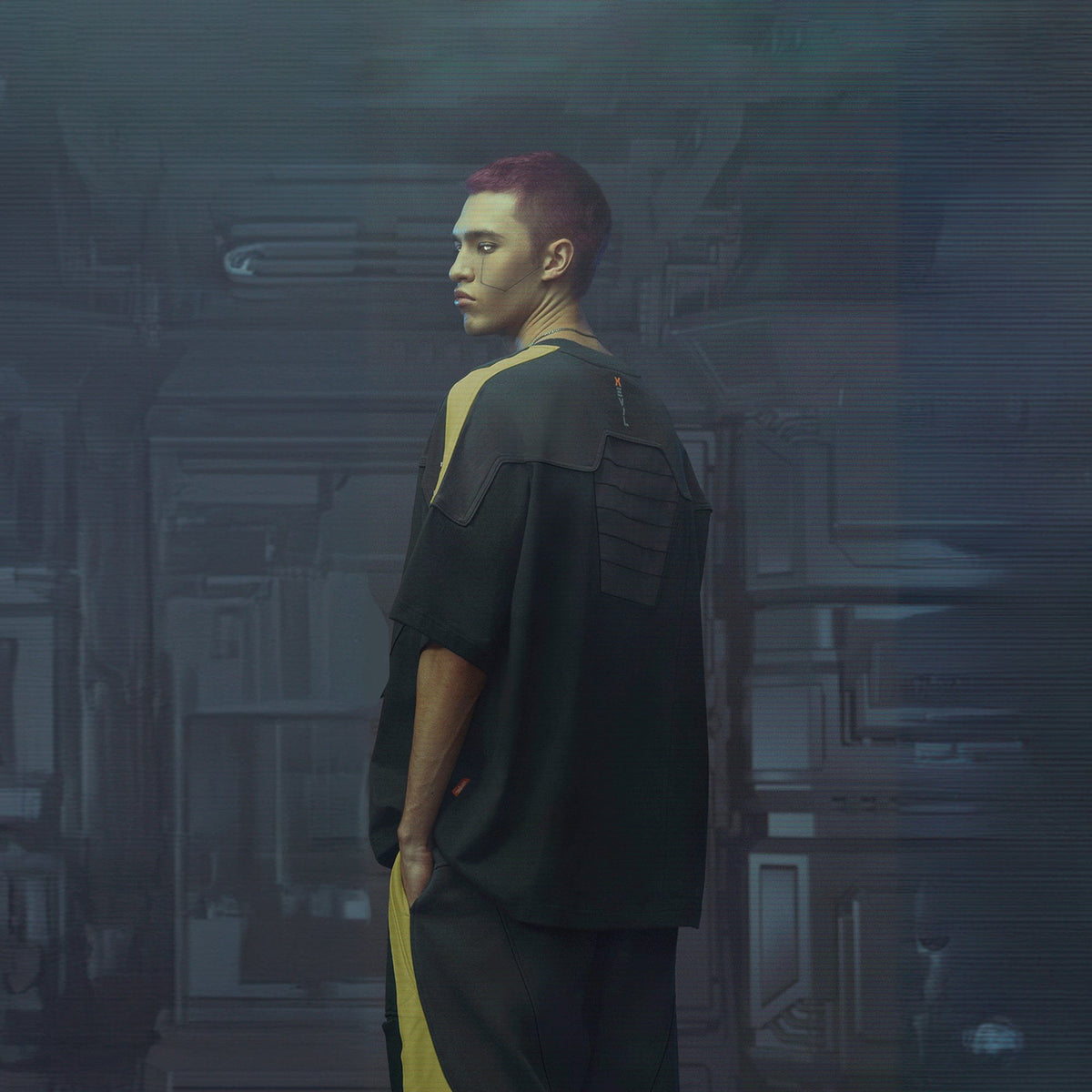 Cyberpunk Gaming Tee Yellow - Notkicks