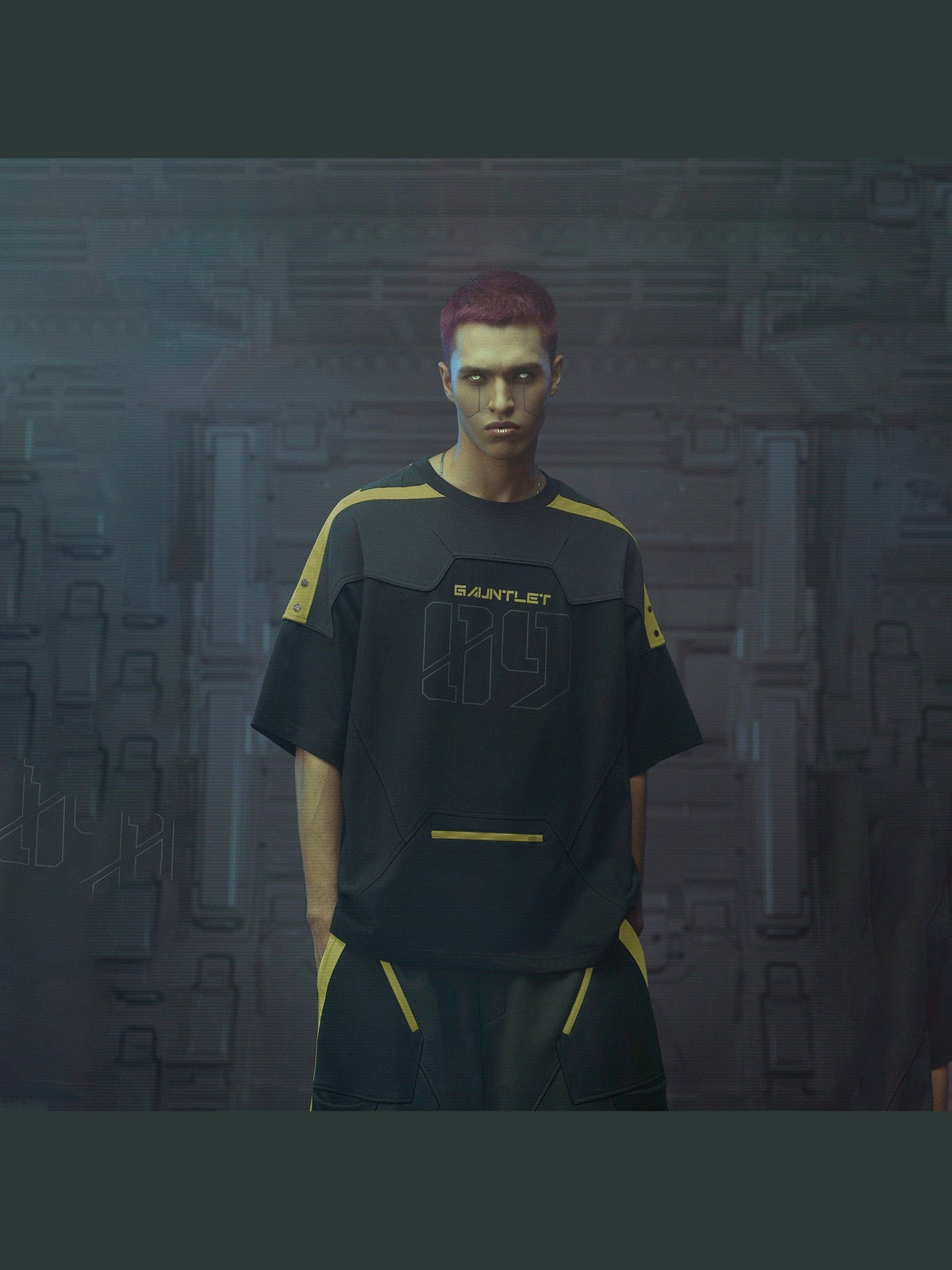 Cyberpunk Gaming Tee Yellow - Notkicks