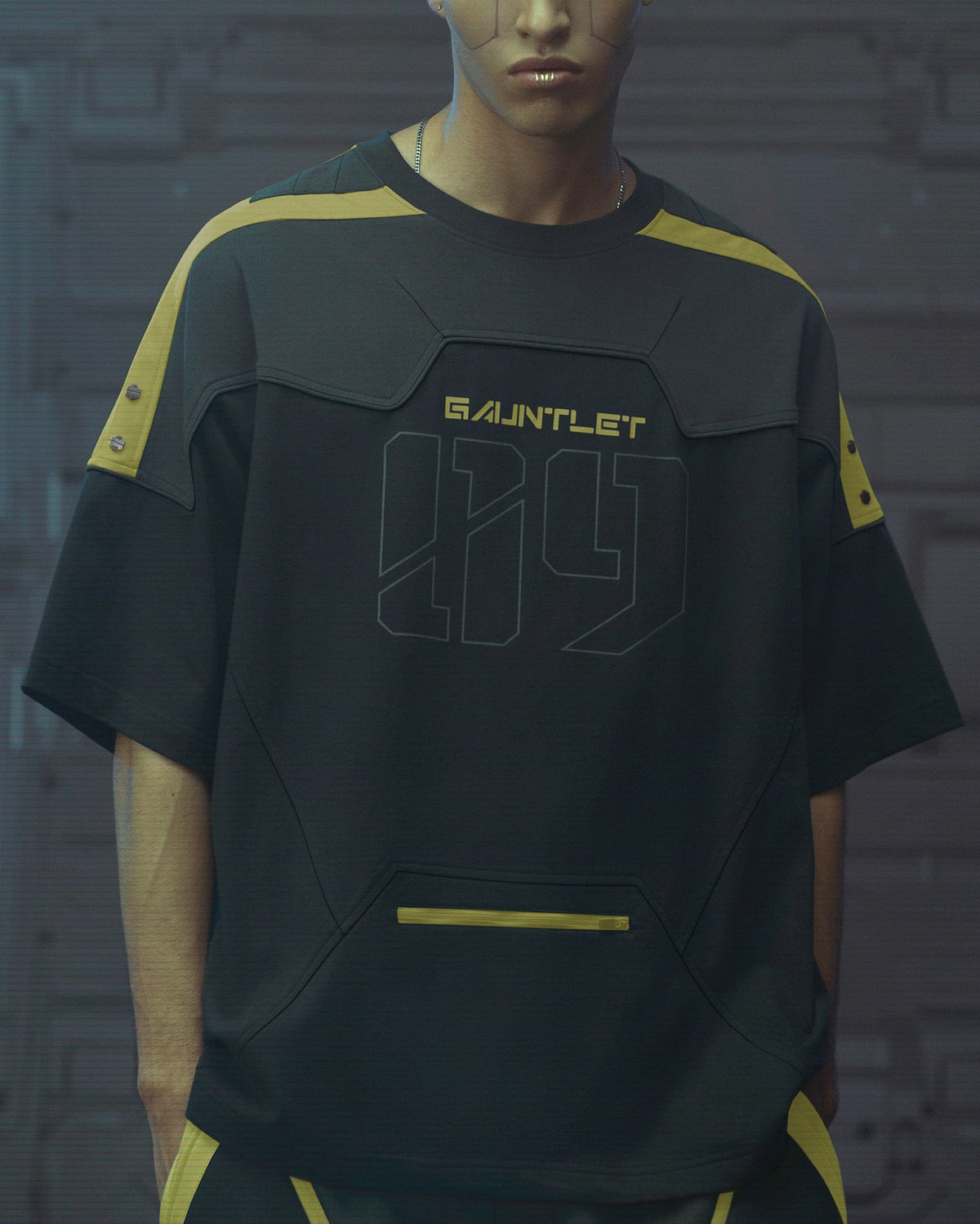 Cyberpunk Gaming Tee Yellow - Notkicks