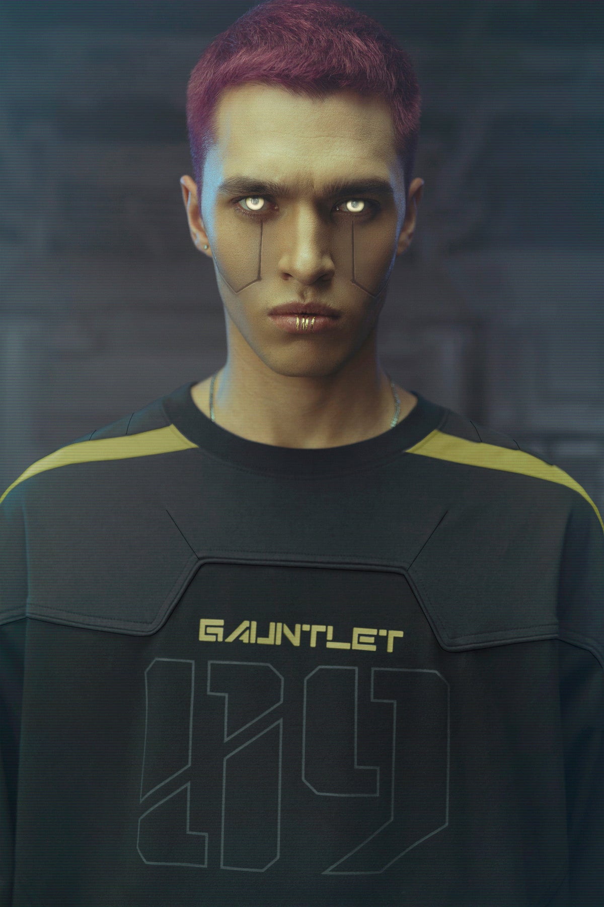 Cyberpunk Gaming Tee Yellow - Notkicks