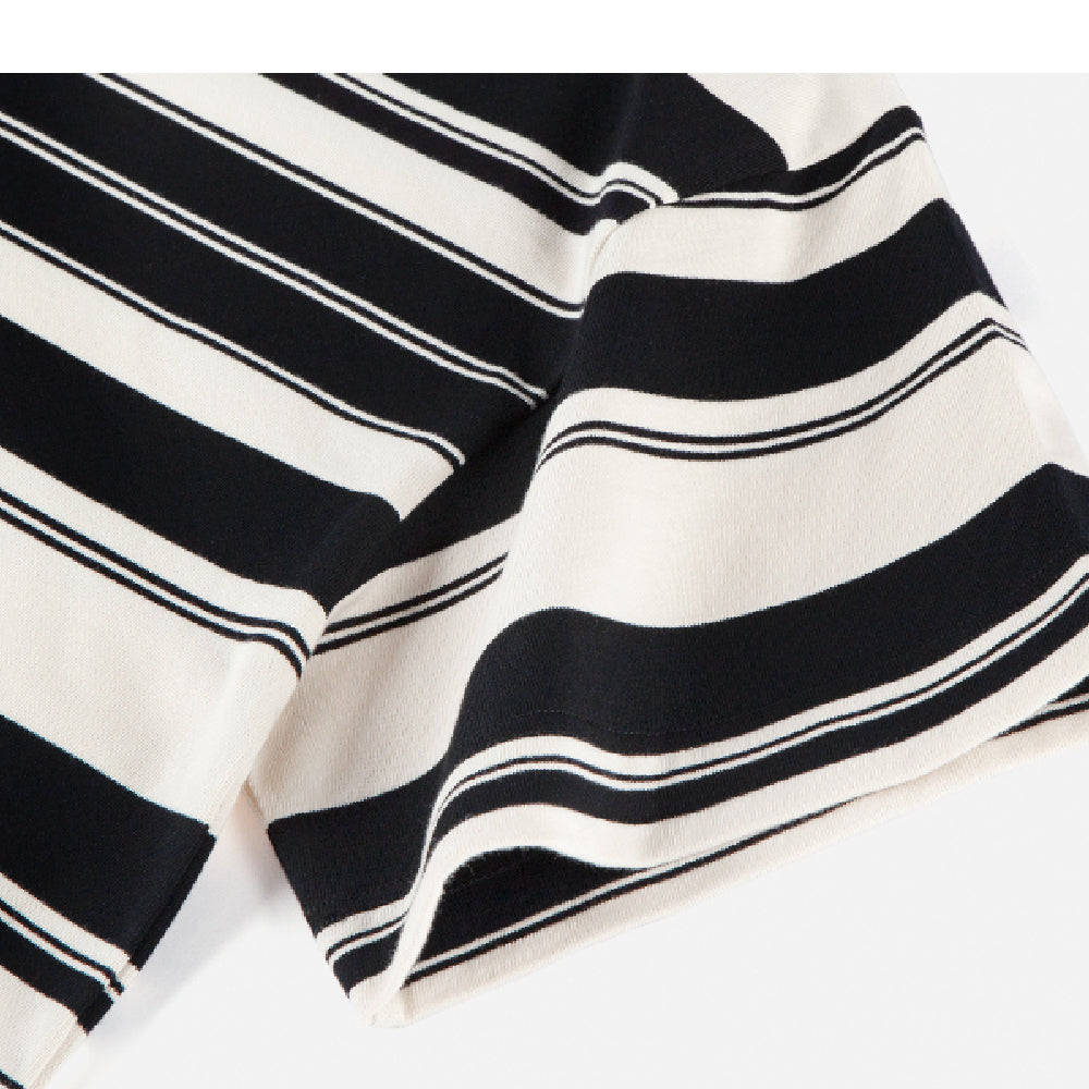 320G Heavyweight Striped Oversized Tee - Notkicks
