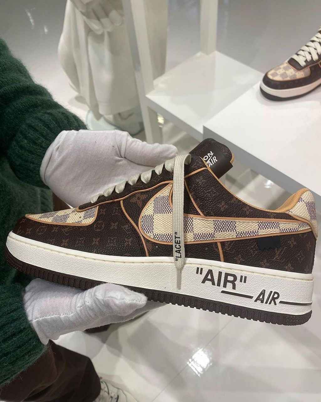 Custom Monogram Air Force 1 Low 07 SneakerNational