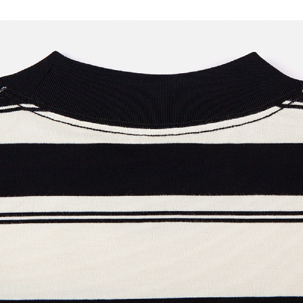 320G Heavyweight Striped Oversized Tee - Notkicks