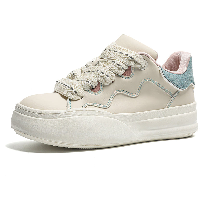 Side view of Movo Splash T84 sneakers showing the waterproof shell and oversized platform