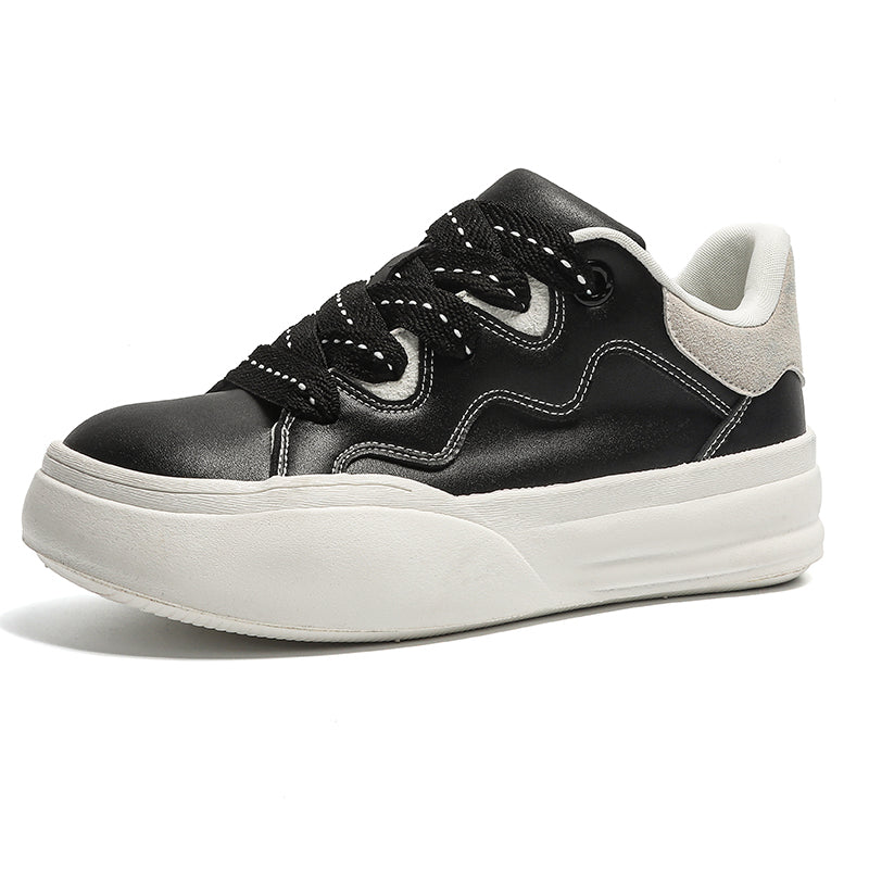 Side view of Movo Splash T84 sneakers showing the waterproof shell and oversized platform