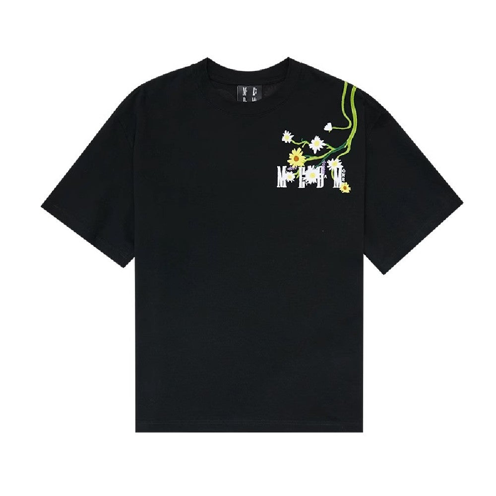 Flowers Logo Embroidered Tee - Notkicks