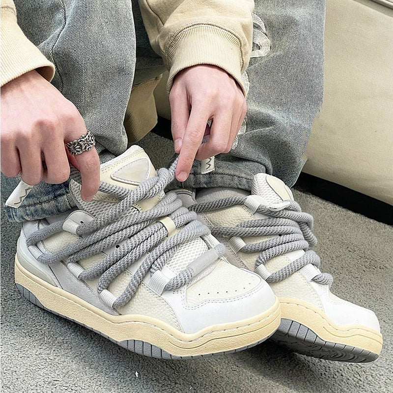 Thick Chunky Sole Sneakers - Original Architectural Platform Trainers | LuxuryUrbanwear - Luxuryurbanwear