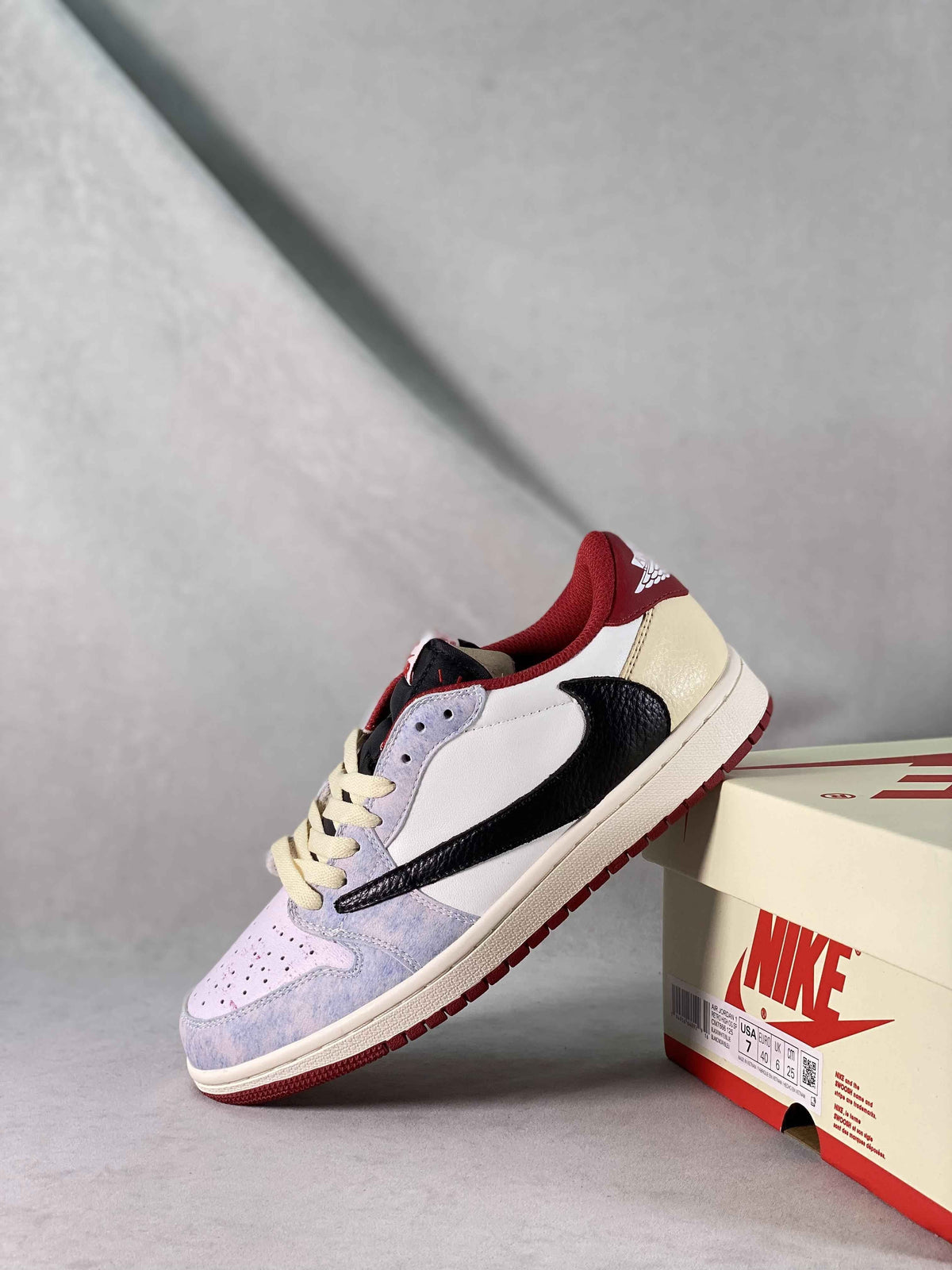 Custom Travis Scott Fragment Air Jordan 1 Low TS CM7866 125 Sneakers SneakerNational