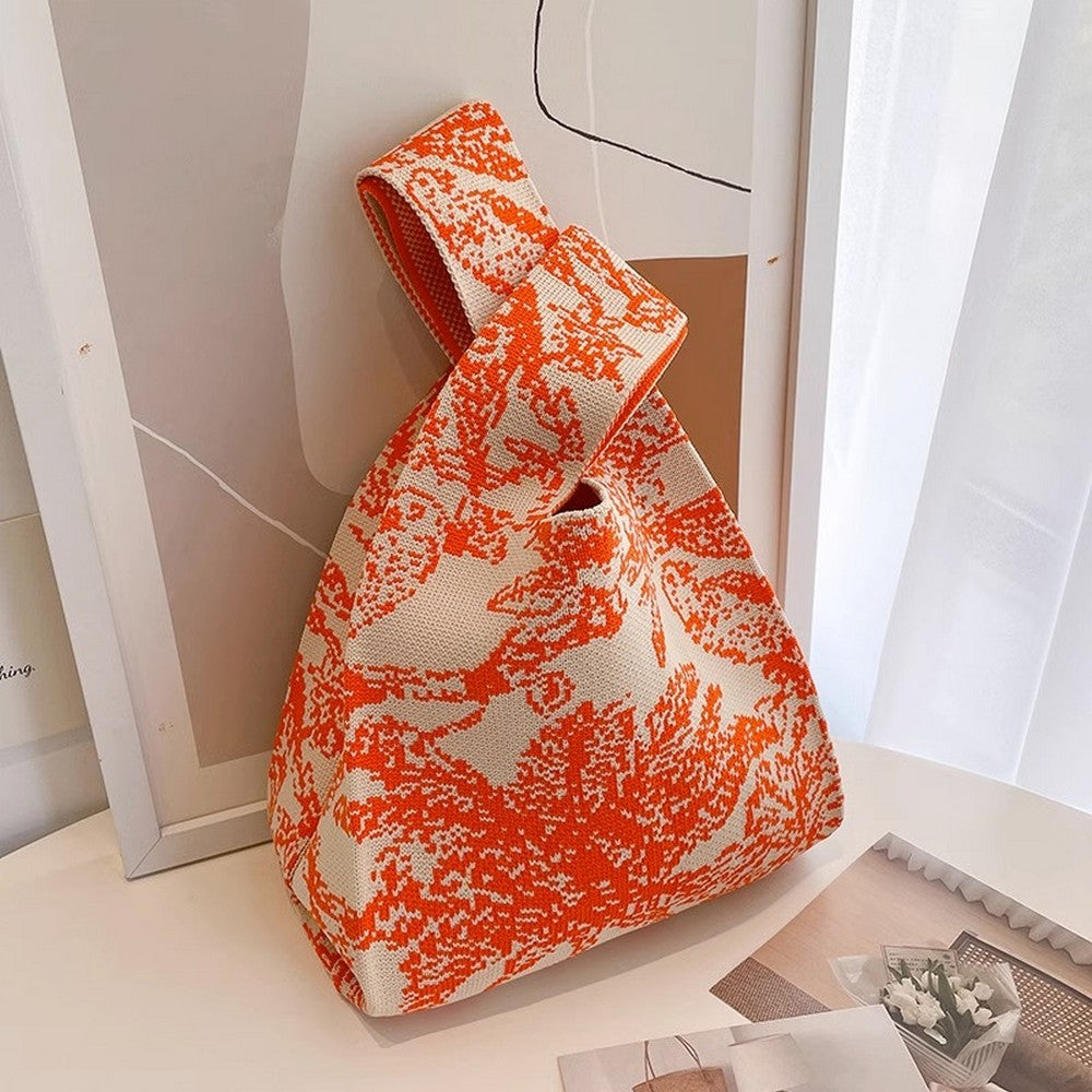 Retro Pattern Knitted Handbag - Notkicks