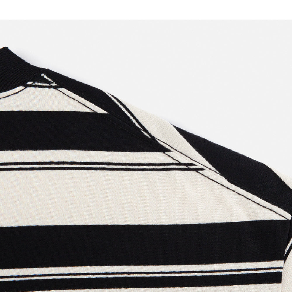 320G Heavyweight Striped Oversized Tee - Notkicks