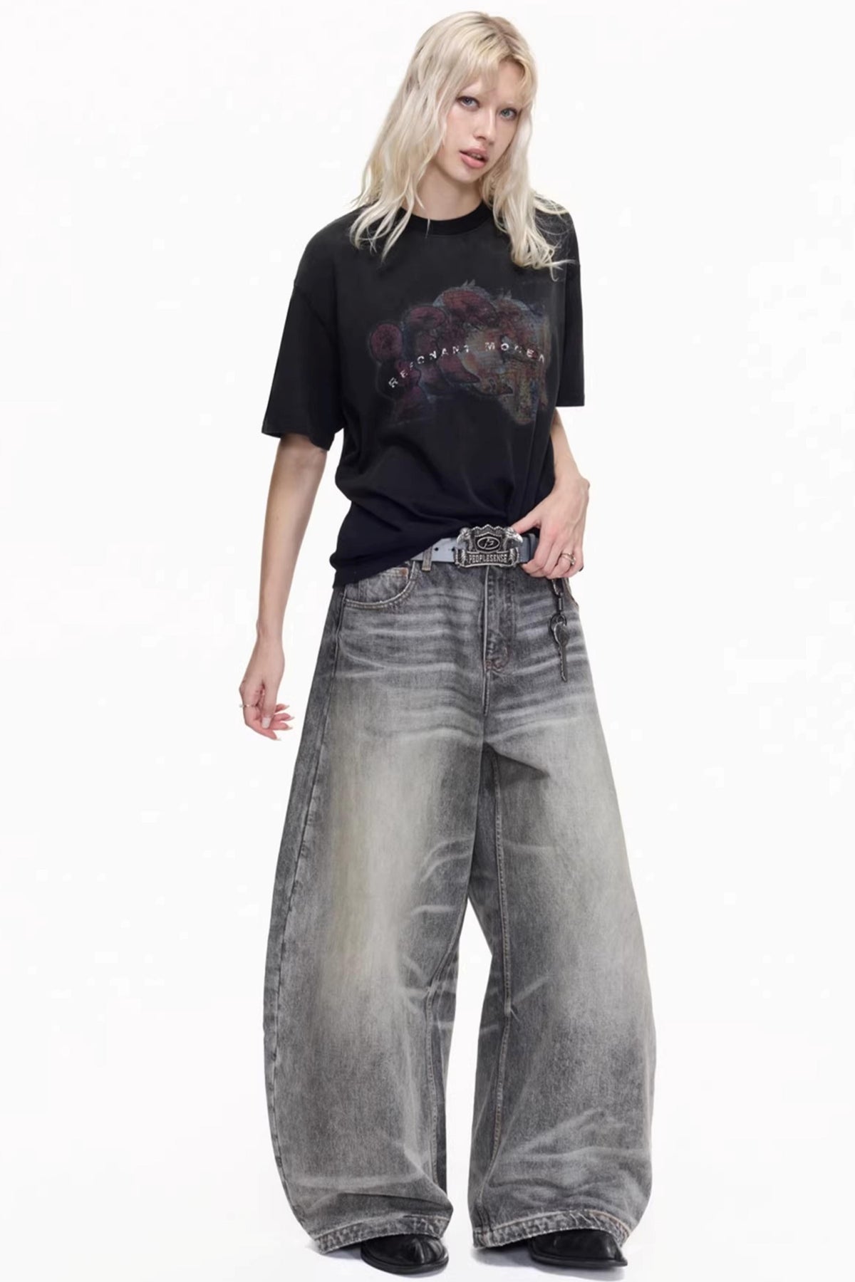 Men's Vintage Distressed Cotton Tee - Notkicks