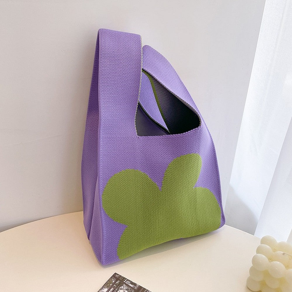 Retro Pattern Knitted Handbag - Notkicks