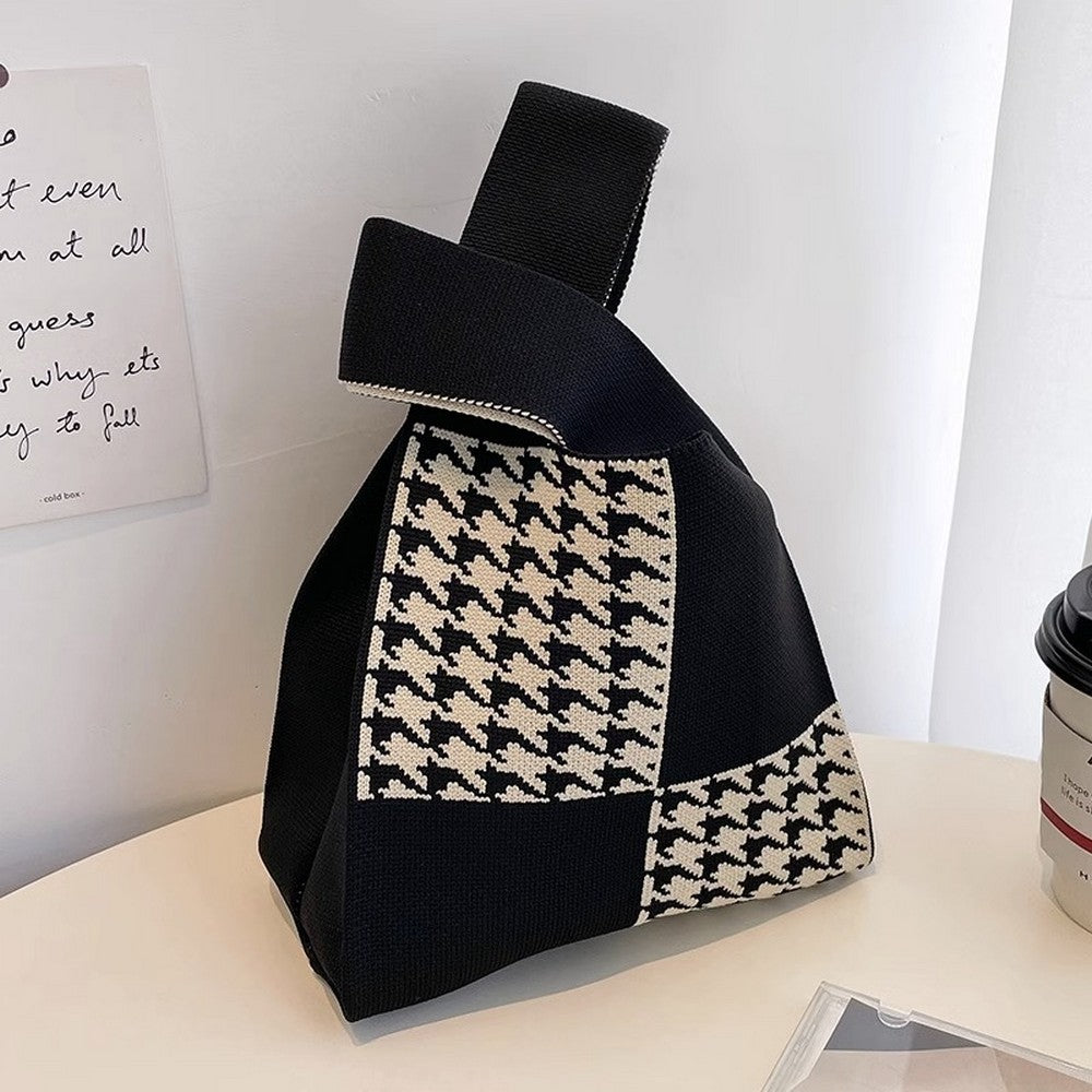 Retro Pattern Knitted Handbag - Notkicks