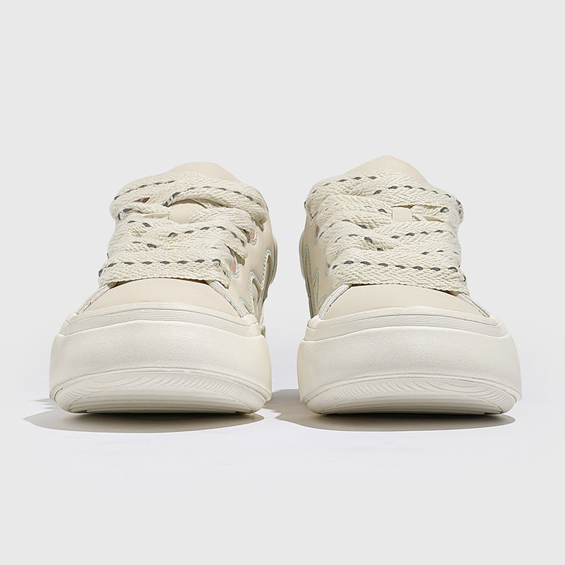 Side view of Movo Splash T84 sneakers showing the waterproof shell and oversized platform