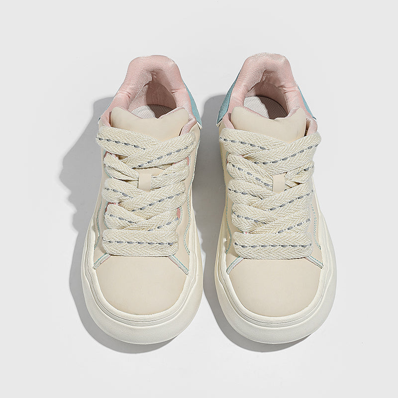 Side view of Movo Splash T84 sneakers showing the waterproof shell and oversized platform