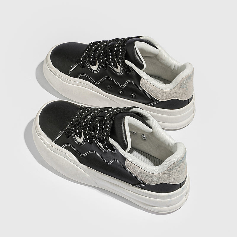 Side view of Movo Splash T84 sneakers showing the waterproof shell and oversized platform