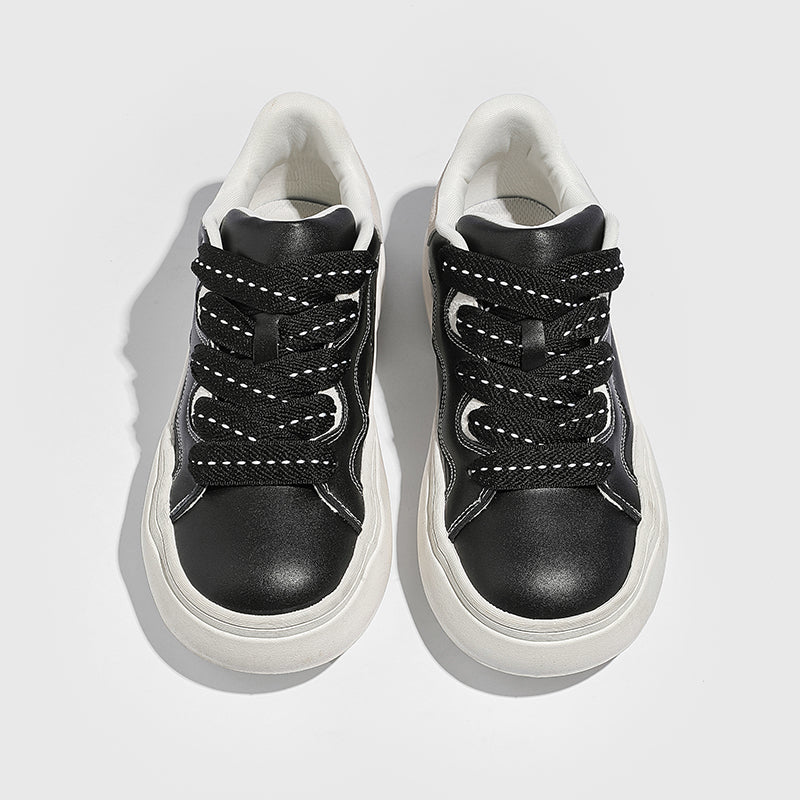Side view of Movo Splash T84 sneakers showing the waterproof shell and oversized platform