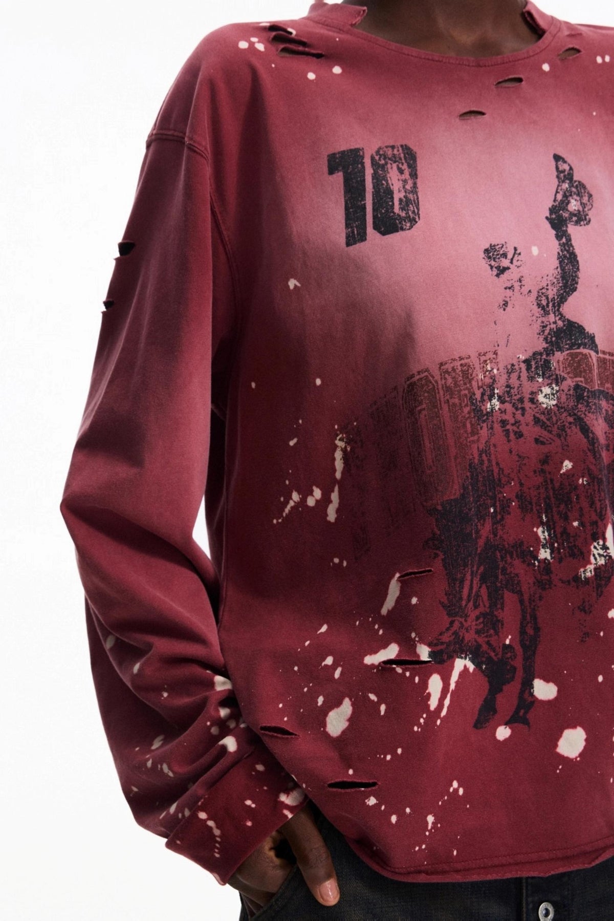Men's Vintage Ink Long-Sleeve T-Shirt - Notkicks
