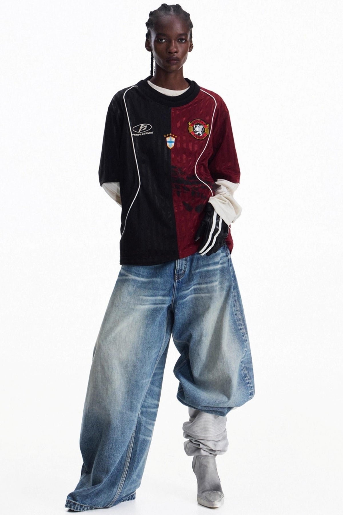 Men's Vintage Crew Neck Jersey Top - Notkicks
