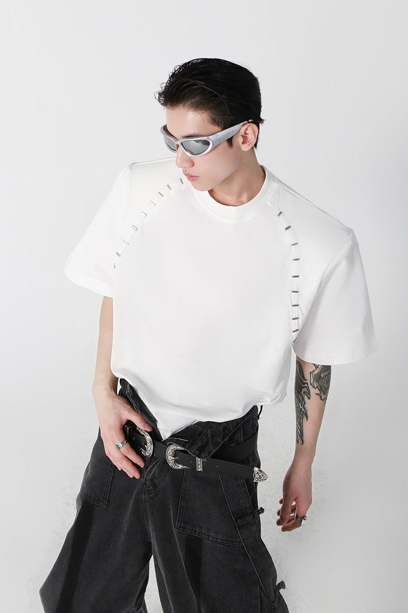 Structured Stitched Tee - Notkicks