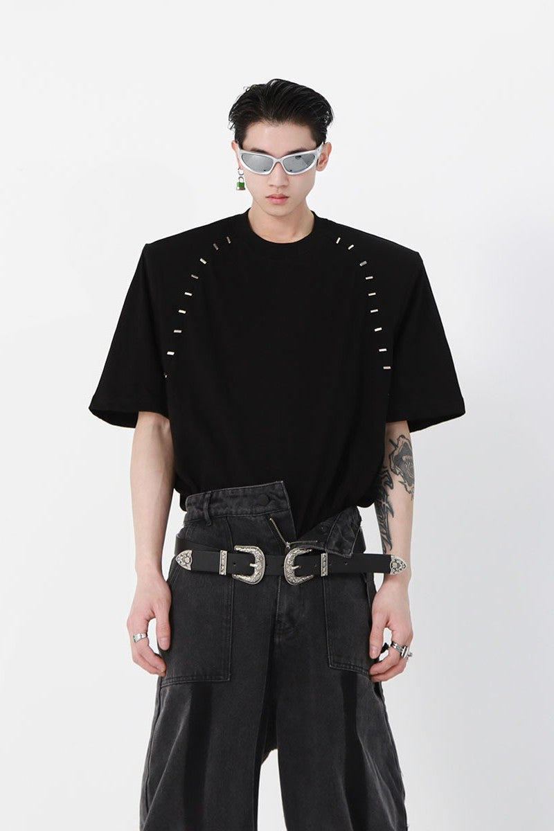 Structured Stitched Tee - Notkicks