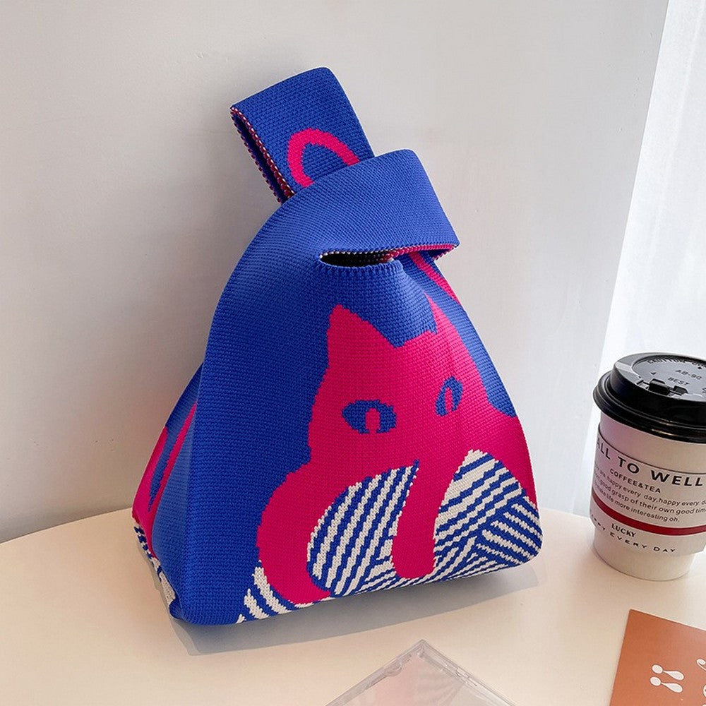Retro Pattern Knitted Handbag - Notkicks