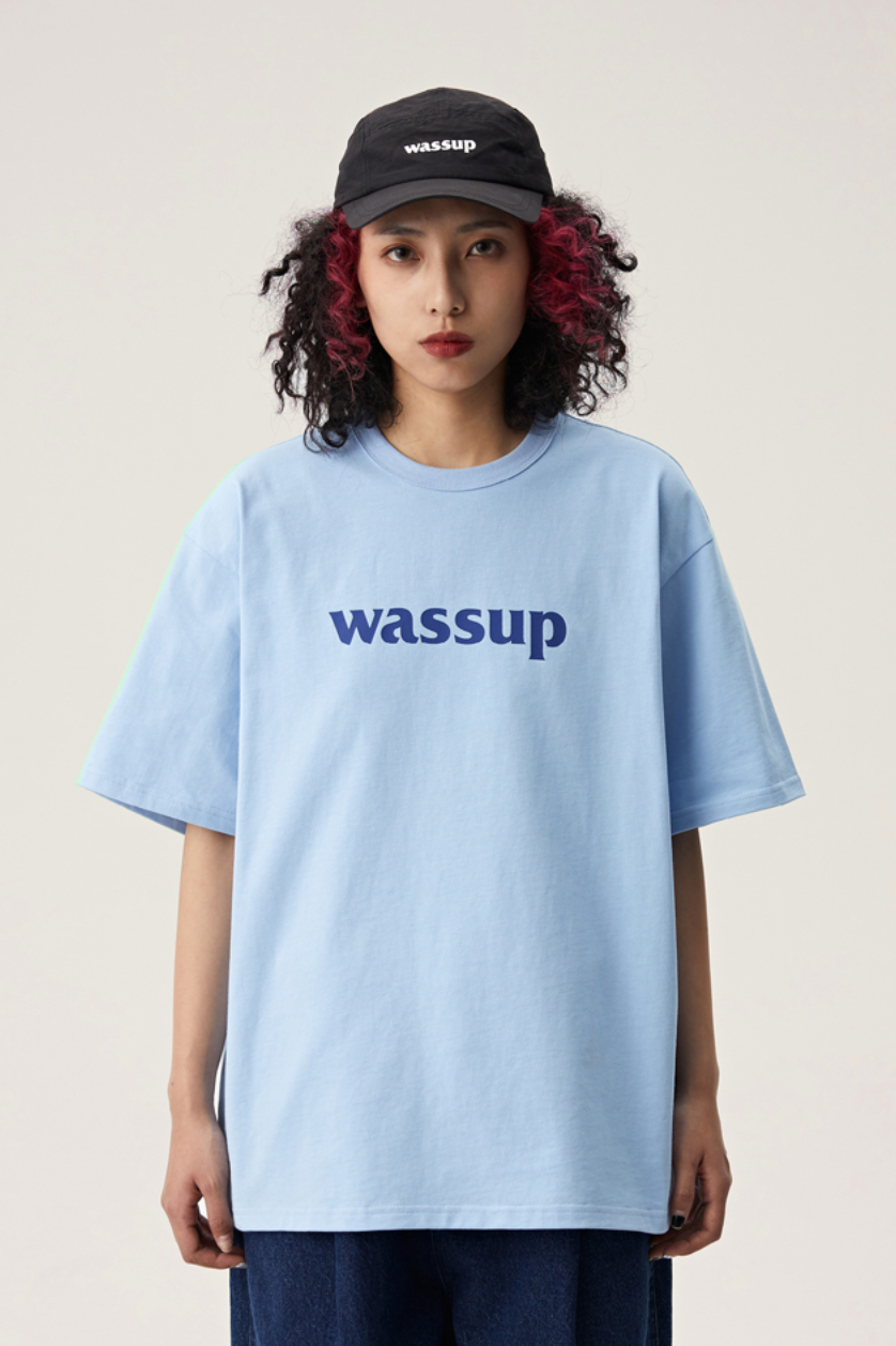 Bold Big Logo Print Basic Tee - Notkicks