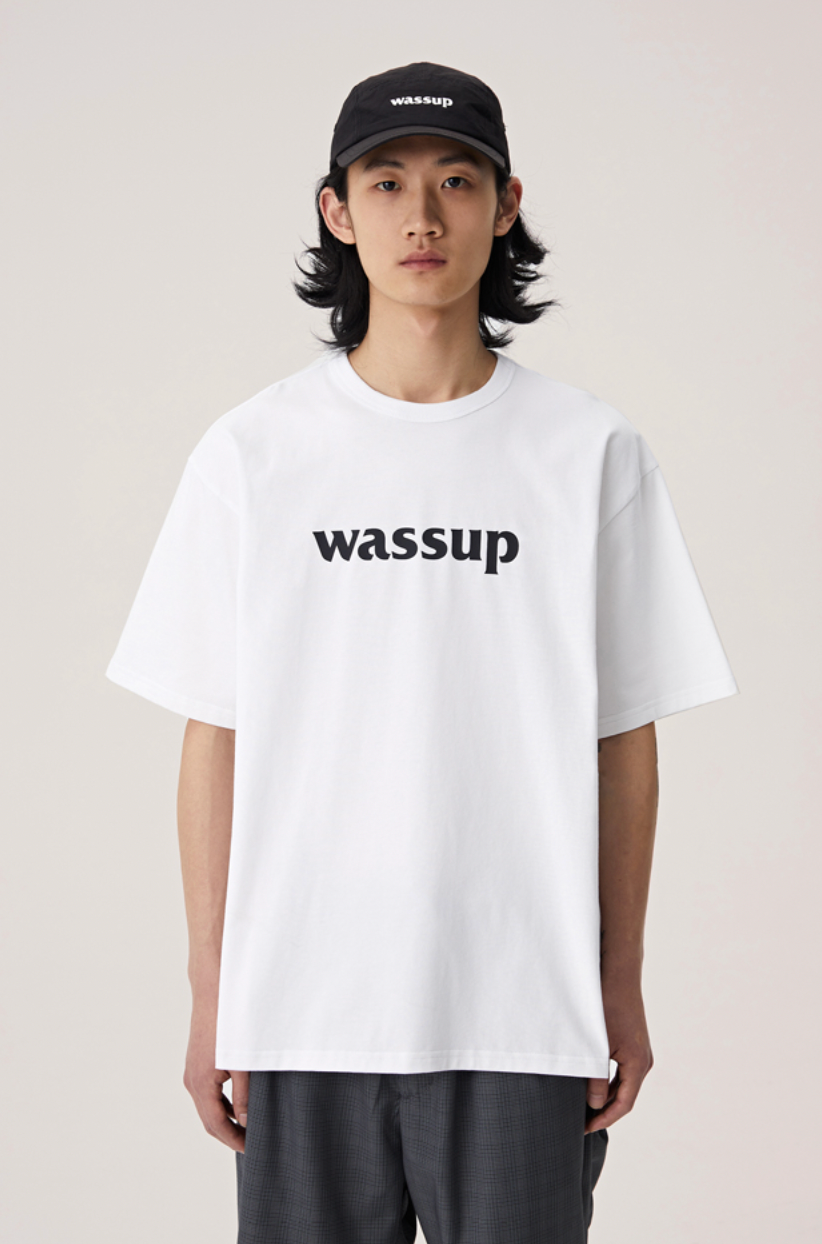 Bold Big Logo Print Basic Tee - Notkicks