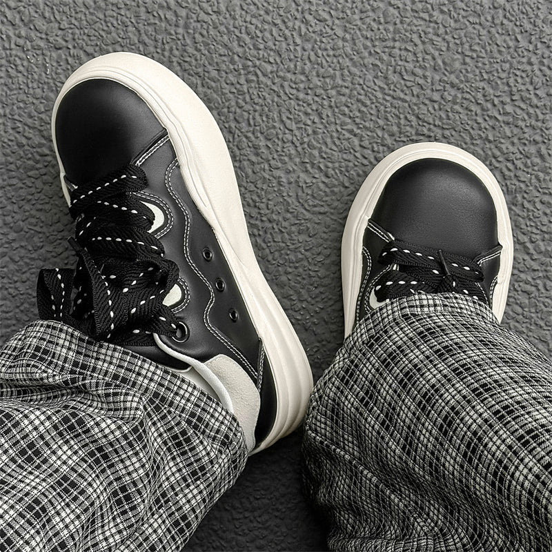 Side view of Movo Splash T84 sneakers showing the waterproof shell and oversized platform