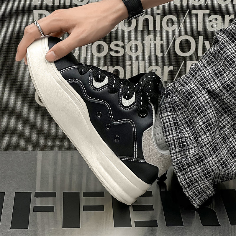 Side view of Movo Splash T84 sneakers showing the waterproof shell and oversized platform