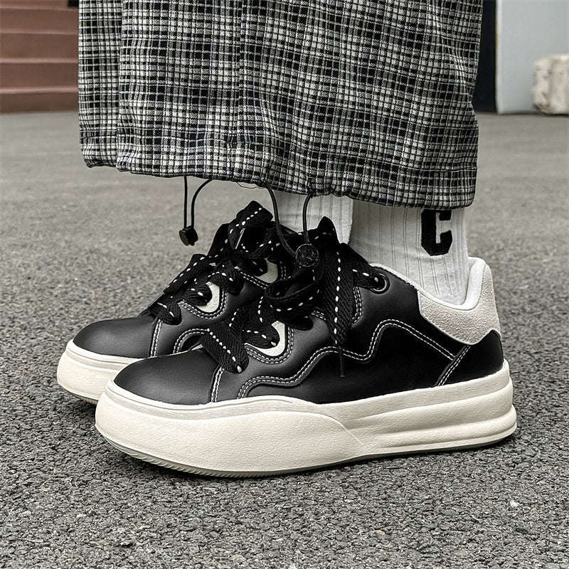Side view of Movo Splash T84 sneakers showing the waterproof shell and oversized platform