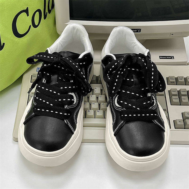 Side view of Movo Splash T84 sneakers showing the waterproof shell and oversized platform