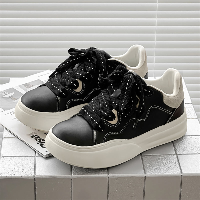 Side view of Movo Splash T84 sneakers showing the waterproof shell and oversized platform
