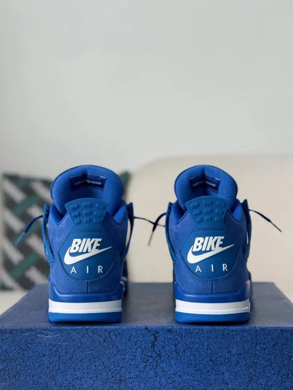 Air Jordan 4 x Nigel Sylvester “Brick By Brick” Sneakers – Blue - OMYGOODS