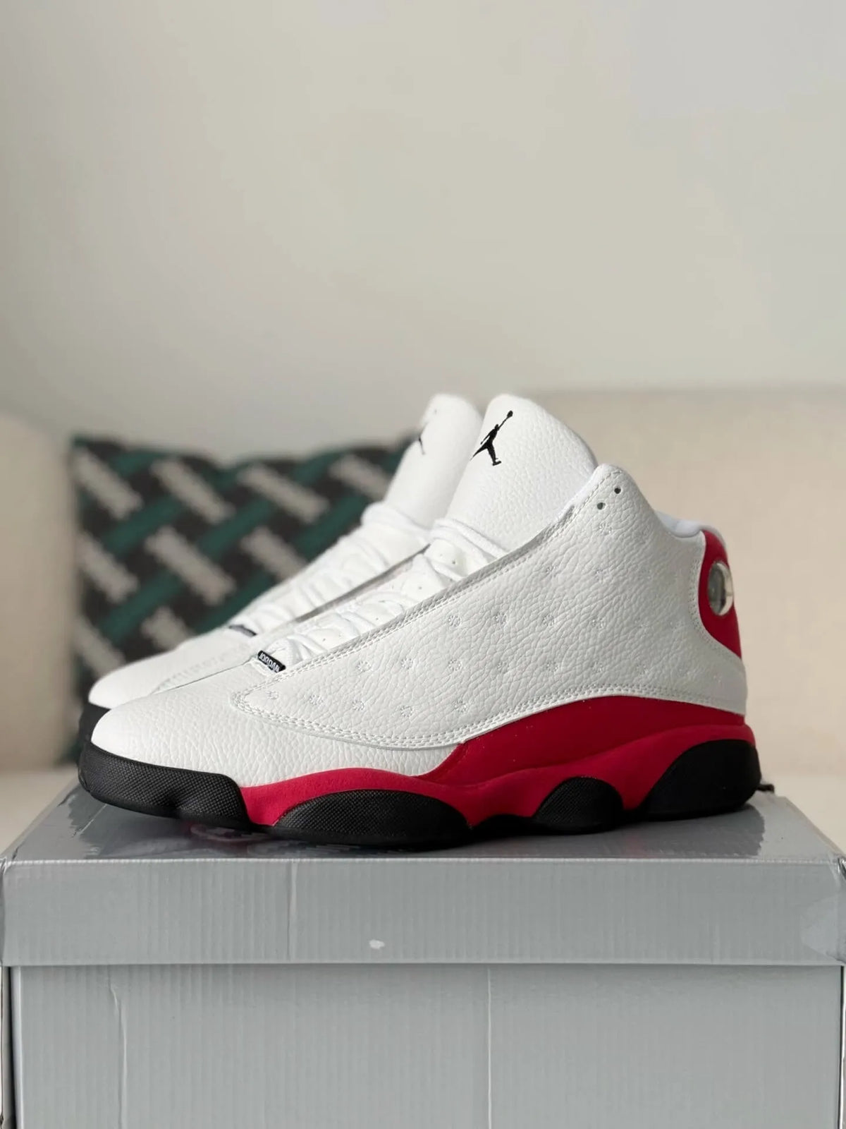Air Jordan 13 Retro “Chicago” Sneakers – White, Red & Black - OMYGOODS